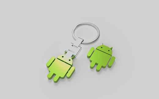 Android钥匙圈和徽标缩略图